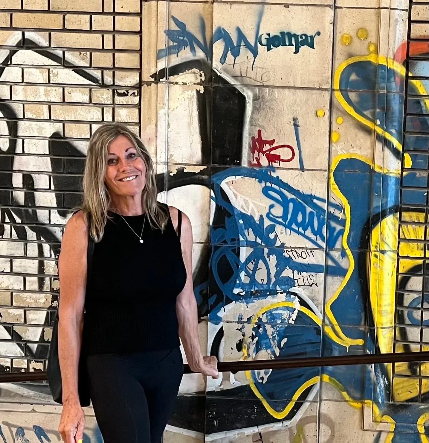 Genivieve Leduc in her studio