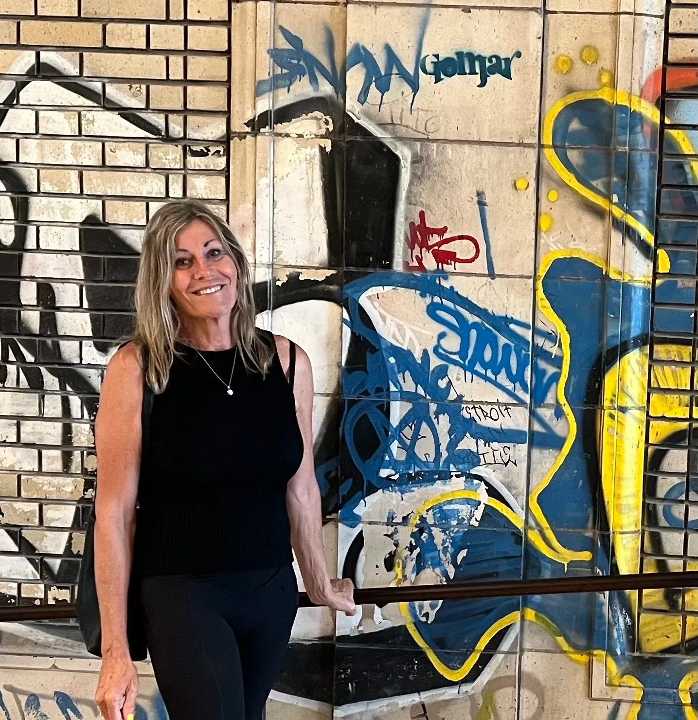 Genivieve Leduc in her studio